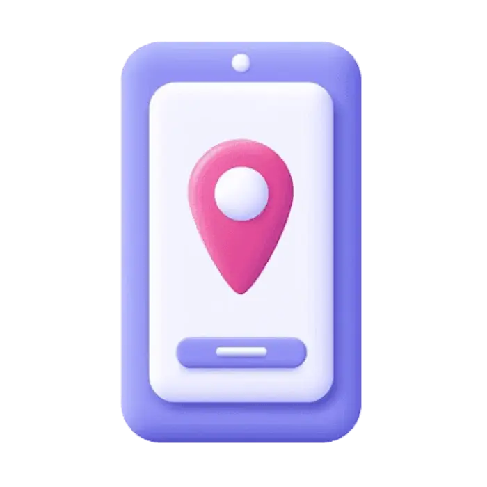 In-app localization feature icon