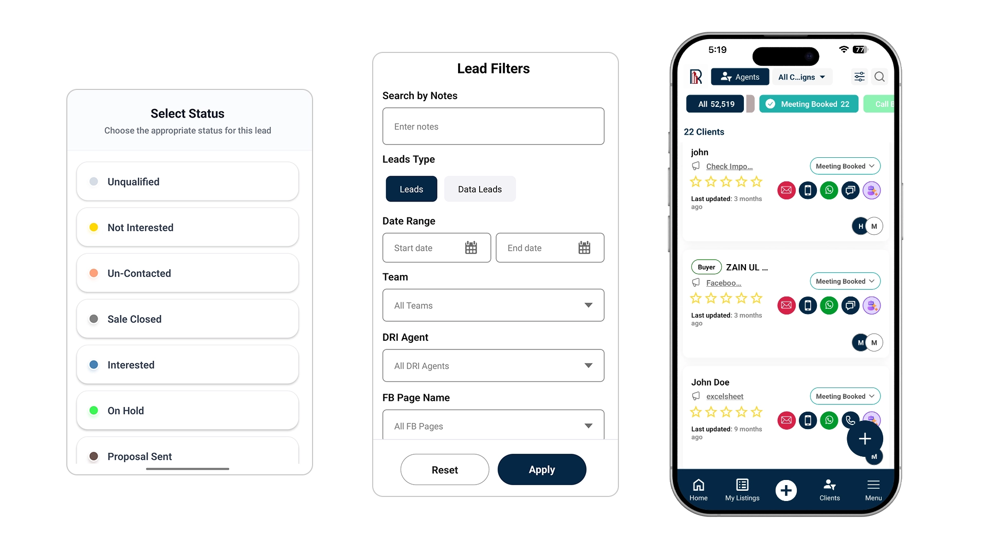 Lead Management System preview