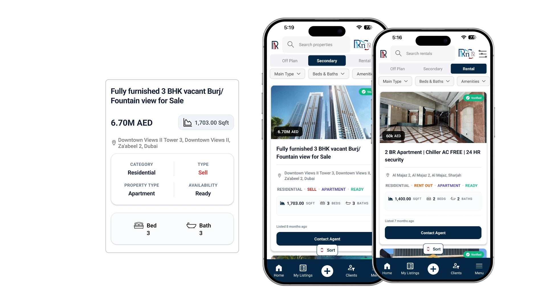 Secondary & Rental Listings preview